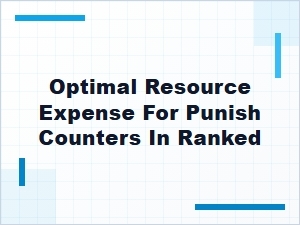 Resource Management for Punish Counter Tactics